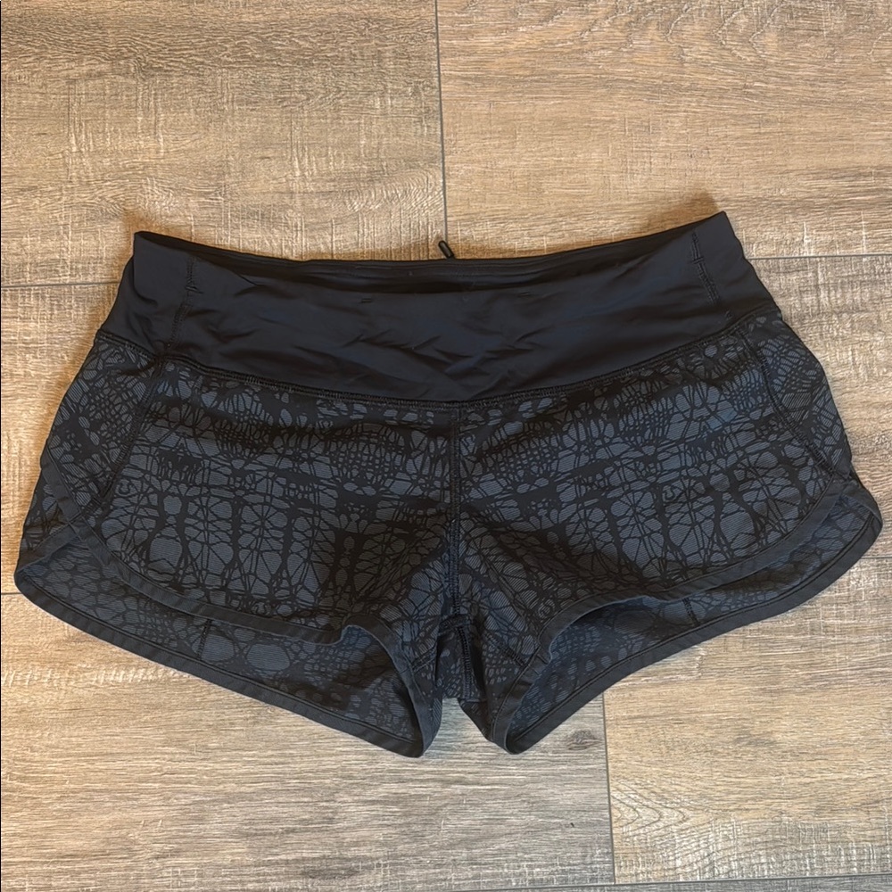 EUC Lululemon Athletica Black Athletic Shorts
